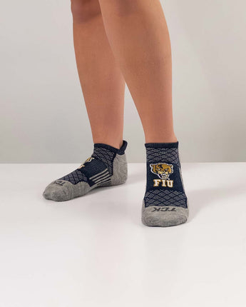 FIU Panthers No Show Tour Socks - Made in USA