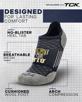 TCK socks FIU Panthers No Show Tour Socks - Made in USA