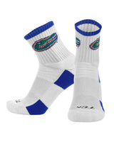 TCK socks Florida Gators / Large TCK Florida Gators Quarter Socks - Made in USA