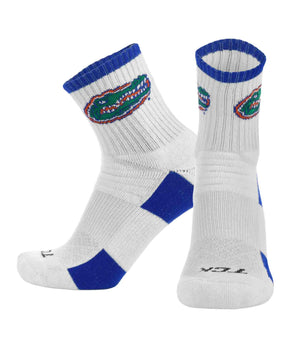 TCK socks Florida Gators / Large TCK Florida Gators Quarter Socks - Made in USA