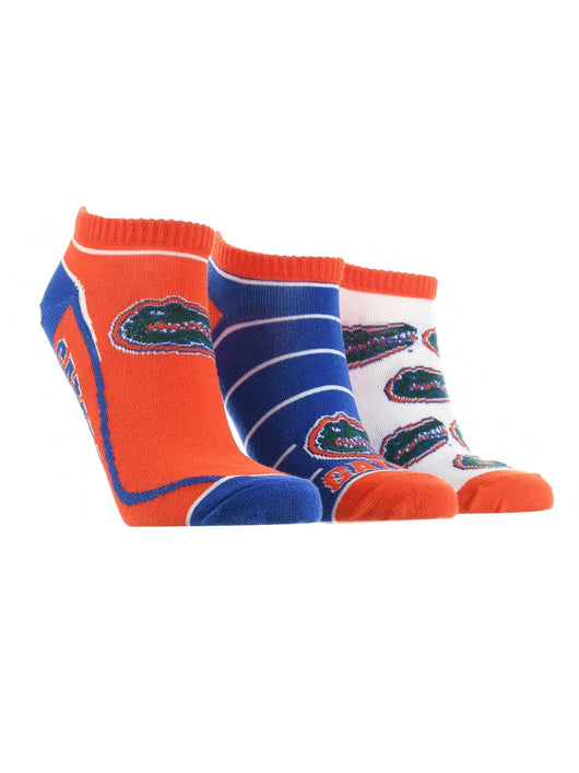 TCK socks Florida Gators No Show Socks Full Field 3 Pack