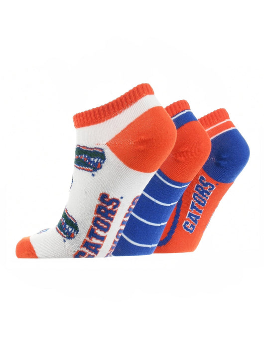 TCK socks Florida Gators No Show Socks Full Field 3 Pack