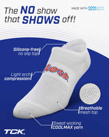 TCK socks Florida Gators / One Size TCK Florida Gators No Show Liner Socks (3-Pack)