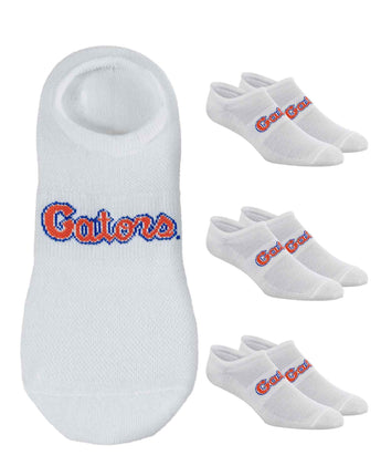 TCK socks Florida Gators / One Size TCK Florida Gators No Show Liner Socks (3-Pack)