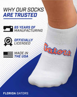 TCK socks Florida Gators / One Size TCK Florida Gators No Show Liner Socks (3-Pack)