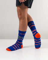 TCK socks Florida Orange/Blue/White / Large Florida Gators Mayhem Crew Socks (Made in USA)