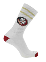 NCAA Vintage College Striped Socks - Florida State Seminoles (Large)