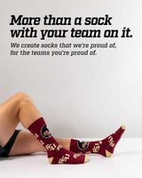 TCK socks Florida State Seminoles Mayhem Crew Socks (Made in USA)