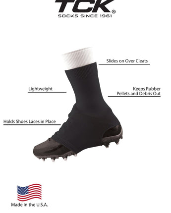 TCK socks Football Spats Cleat Covers