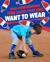 TCK socks Freedom Pop All-Over Tube Socks