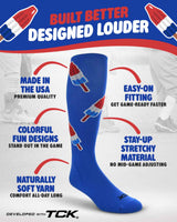 TCK socks Freedom Pop All-Over Tube Socks