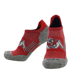 Fresno St. Bulldogs No Show Tour Socks - Made in USA