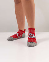 Fresno St. Bulldogs No Show Tour Socks - Made in USA