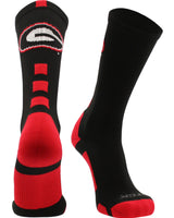 TCK socks Georgia Bulldogs Baseline Crew USA Made