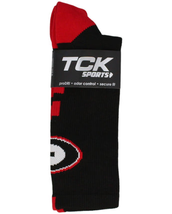 TCK socks Georgia Bulldogs Baseline Crew USA Made