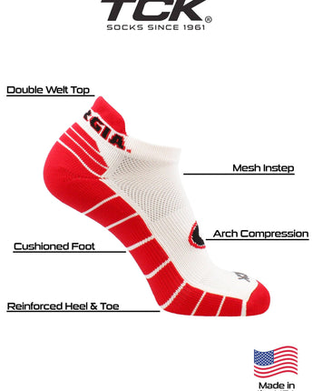 TCK socks Georgia Bulldogs Golf Socks