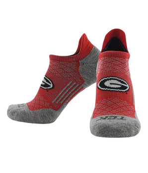 TCK socks Georgia Bulldogs / Large Georgia Bulldogs No Show Tour Socks