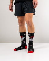 Georgia Bulldogs Mayhem Crew Socks (Imported)