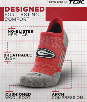 TCK socks Georgia Bulldogs No Show Tour Socks