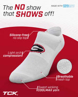 TCK socks Georgia Bulldogs / One Size TCK Georgia Bulldogs No Show Liner Socks (3-Pack)
