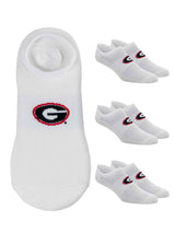 TCK socks Georgia Bulldogs / One Size TCK Georgia Bulldogs No Show Liner Socks (3-Pack)