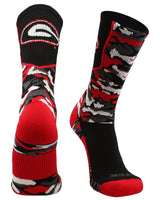 TCK socks Georgia Bulldogs Woodland Camo Crew Socks