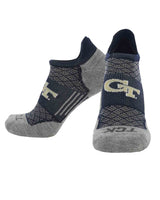 Georgia Tech Yellow Jackets No Show Tour Socks - Made in USA