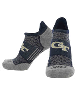 Georgia Tech Yellow Jackets No Show Tour Socks - Made in USA