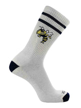 NCAA Vintage College Striped Socks - Georgia Tech Yellow Jackets (Large)