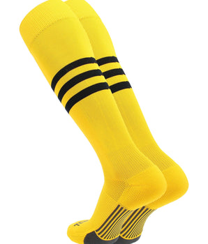 MadSportsStuff x TCK Made in USA Classic 3-Stripe Dugout Socks