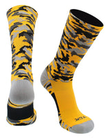 TCK socks Gold Camo / X-Large Elite Woodland Camo Performance Crew Socks