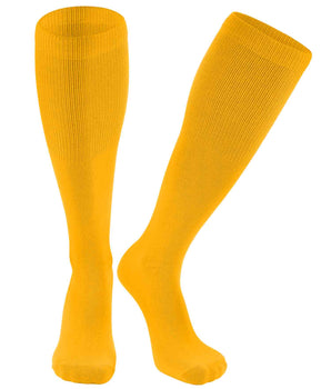 TCK socks Gold / Large Sport Light Team Uniform Tube Socks - Solid Colors by TCK
