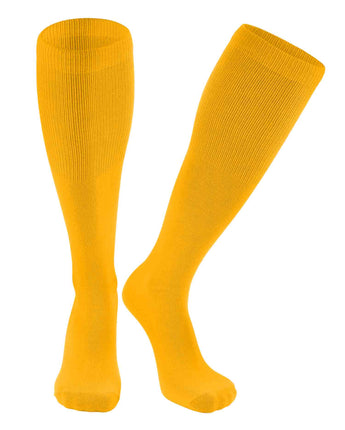TCK socks Gold / Large Sport Light Team Uniform Tube Socks - Solid Colors by TCK