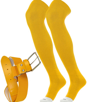 Prosport Over the Knee Socks and Belt | Uniform Combo Set