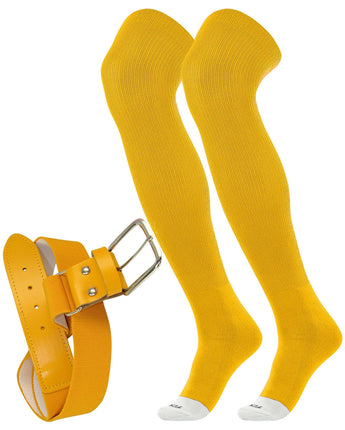 Prosport Over the Knee Socks and Belt | Uniform Combo Set