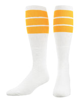 TCK socks Gold / Small Retro 3 Stripe OTC Tube Socks