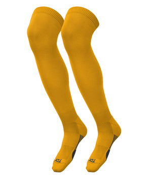 TCK socks Gold / Small TCK Dugout Over the Knee Socks For Baseball, Softball, Football Solid Team Colors