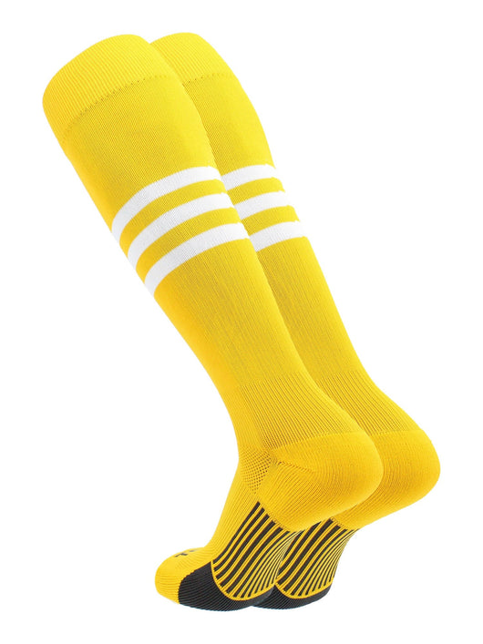 TCK socks Gold/White / X-Large TCK Performance Baseball Socks Dugout Pattern B