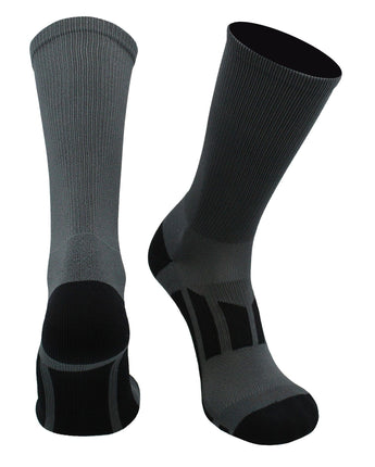 TCK socks Graphite / Medium Elite Performance 2.0 Crew Socks For Sports