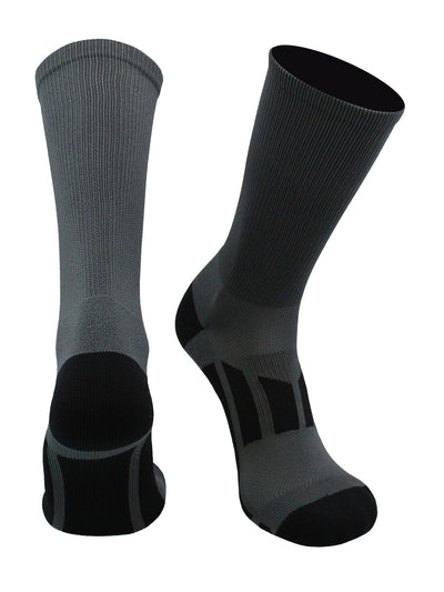 TCK socks Graphite / Medium Elite Performance 2.0 Crew Socks For Sports