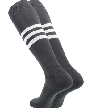 MadSportsStuff x TCK Made in USA Classic 3-Stripe Dugout Socks