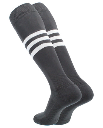 MadSportsStuff x TCK Made in USA Classic 3-Stripe Dugout Socks