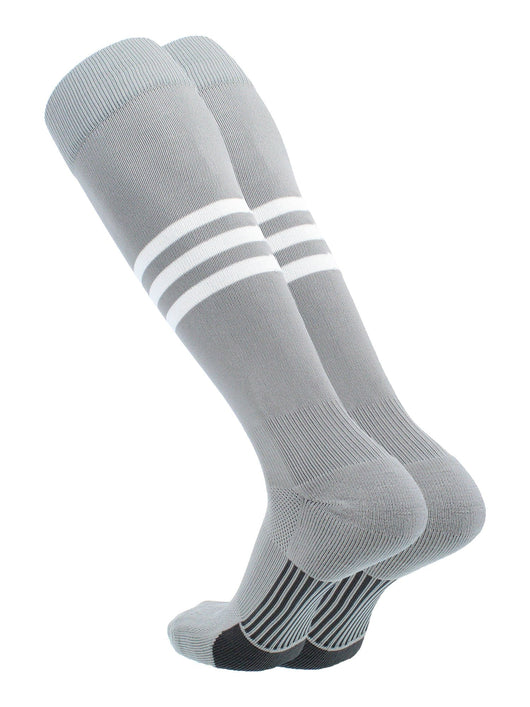 TCK socks Grey/White / X-Large TCK Performance Baseball Socks Dugout Pattern B