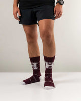 TCK socks Harvard Crimson Mayhem Crew Socks (Made in USA)