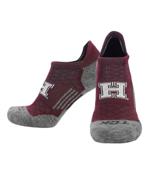 TCK socks Harvard Crimson / Medium Harvard Crimson Tour No Show Tab Socks - Made in USA