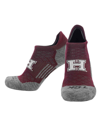 TCK socks Harvard Crimson / Medium Harvard Crimson Tour No Show Tab Socks - Made in USA