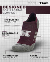 TCK socks Harvard Crimson Tour No Show Tab Socks - Made in USA