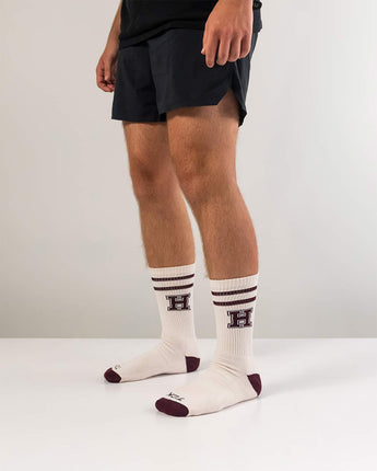 TCK socks Harvard Crimson | Vintage | NCAA Mens and Womens Soft Cotton Sock