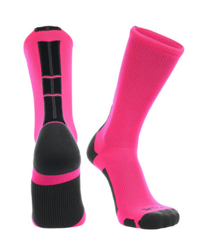 TCK socks Hot Pink/Graphite/Black / Medium Crew Socks Baseline 3.0 Adult Sizes Team Colors