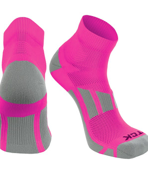 TCK socks Hot Pink / Medium Athletic Performance Ankle Socks for Men and Women